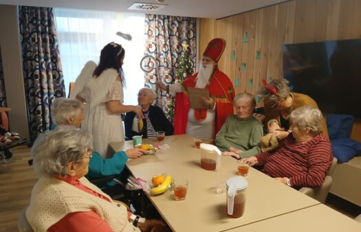 Mikuláš, anděl a čert navštívili naše klienty
